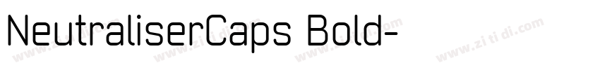 NeutraliserCaps Bold字体转换